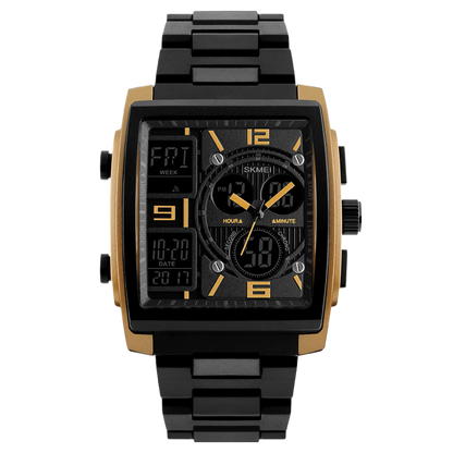 Mens Square Electronic Watch – product view 7
