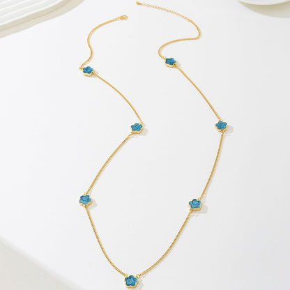 Women's Long Pendant Necklace – product view 13