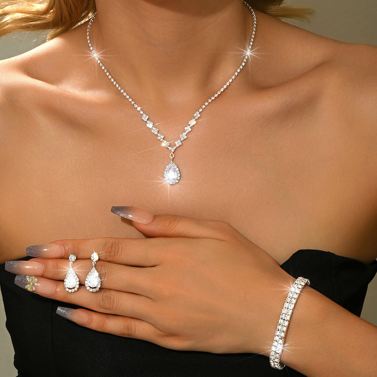 Water Drop Jewelry Set – product view 21