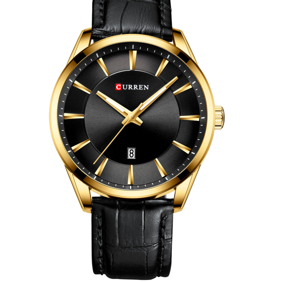 Mens Round Calendar Watch – product view 4
