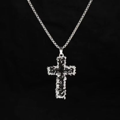 Chinese-style Cross Pendant Necklace – product view 14